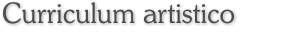 Curriculum artstico