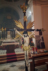 Restauro Crocifisso Chiesa Mandria