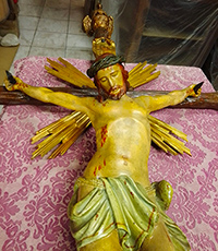 Restauro Crocifisso Chiesa Parrocchiale di San Fidenzio