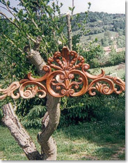 Fregio in legno